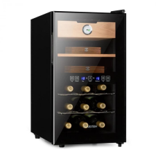 Klarstein El Dorado, humidor és borhűtő, 100 W, érintőképernyős, 48 l, LED, fekete borhűtőgép
