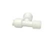 Klarwod "T" elosztó-idom asszimetrikus, fordított ozmózishoz 1/4" cső x 1/4" külső menet x 1/4" cső Q-MRT0404