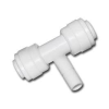 Klarwod "T" elosztó-idom fordított ozmózishoz 1/4" cső x 1/4" tömlő vég x 1/4" cső USTM Q-SBT0404