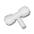 Klarwod "T" elosztó-idom fordított ozmózishoz 1/4" cső x 1/4" tömlő vég x 1/4" cső USTM Q-SBT0404