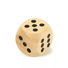  Klasszikus Fa Dobókocka - Játék társasjáték