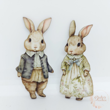  Klasszikus nyuszi páros dekorációs kellék