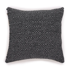  Klasszikus Párnahuzat - Fekete Labirintus - 40x40cm lakástextília