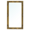  Klasszikus stílusú élcsiszolt szögletes fali tükör dúsan faragott arany blondel keretben 132,5x71,5x3cm