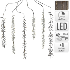 Klaszter 480 LED-es időzítős programos adapteres meleg dekorációs kellék
