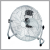 Klausberg fém ventilátor 100W KB-7471