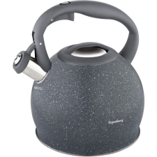Klausberg KB-7267 Teáskanna, Sípszóval, Fekete Matt, 3.0L (KB-7267) vízforraló és teáskanna
