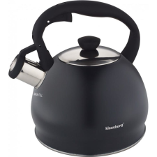Klausberg KB-7428 Teáskanna, Sípszóval, Fekete Matt, 2.0L (KB-7428) vízforraló és teáskanna