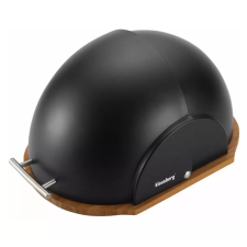 Klausberg Premium kenyértartó - rozsdamentes acél / bambusz (KB-7286) papírárú, csomagoló és tárolóeszköz