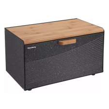 Klausberg Premium kenyértartó - rozsdamentes acél / bambusz (KB-7464) papírárú, csomagoló és tárolóeszköz