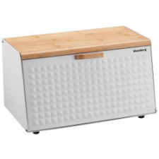 Klausberg Premium kenyértartó - rozsdamentes acél / bambusz (KB-7468) papírárú, csomagoló és tárolóeszköz