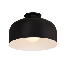 KLAUSEN Abel PL1 fekete mennyezeti lámpa (100014) E27 1 izzós IP20 világítás