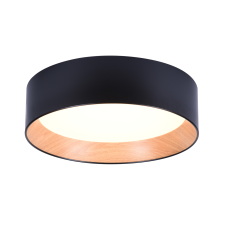 KLAUSEN Arena fekete-natúr LED mennyezeti lámpa (140014) LED 1 izzós IP20 világítás