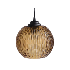 KLAUSEN Azurro SP1 fekete-borostyán függesztett lámpa (KL111081) E27 1 izzós IP20 világítás