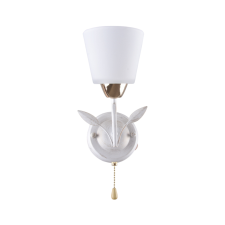 KLAUSEN Brush AP1 fehér-arany falikar (LY-3142) E27 1 izzós IP20 világítás