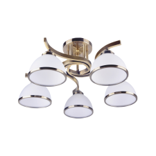 KLAUSEN Darla 5 antik bronz mennyezeti lámpa (LY-3310) E27 5 izzós IP20 világítás