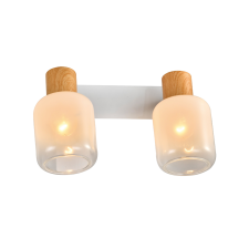 KLAUSEN Gentle AP2 fehér-natúr falikar (KL162016) E27 2 izzós IP20 világítás