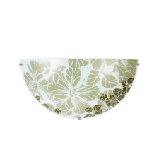 KLAUSEN Grace D300/2 fehér-zöld fali lámpa (KL5822) E27 1 izzós IP20 világítás