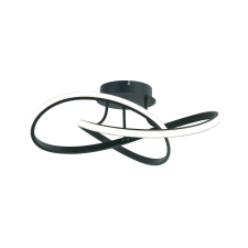 KLAUSEN Intrigue PL1 fekete LED mennyezeti lámpa (KL140020) LED 1 izzós IP20 világítás