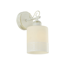 KLAUSEN Lyric AP1 fehér-arany falikar (KL6092) E27 1 izzós IP20 világítás