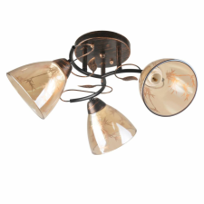 KLAUSEN Mennyezeti lámpa, Klausen Jody LY-3353, 3 x E27, antik bronz + bézs világítás