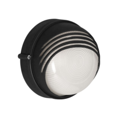 KLAUSEN Parma fekete kültéri fali lámpa (KL3013) E27 1 izzós IP44 kültéri világítás