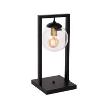 KLAUSEN Rey TL1 fekete asztali lámpa (108005) E27 1 izzós IP20 világítás