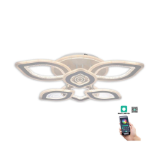 KLAUSEN Rhodos PL3+3 fehér LED mennyezeti lámpa (KL151070) LED 1 izzós IP20 világítás