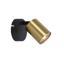 KLAUSEN Spike AP1 fekete-arany fali spotlámpa (KL161014) GU10 1 izzós IP20 világítás