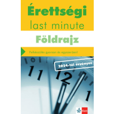 Klett Kiadó Érettségi Last minute - Földrajz tankönyv