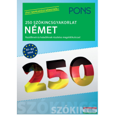 Klett Kiadó PONS 250 Szókincsgyakorlat Német nyelvkönyv, szótár