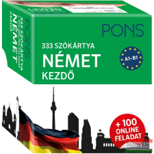 Klett Kiadó PONS 333 szókártya Német kezdő plusz 100 online feladat nyelvkönyv, szótár