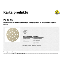 Klingspor 301925 Csiszolókorong Ø 150 mm Fa, Lakk, Műanyag 100 db (301925) barkácsgép tartozék