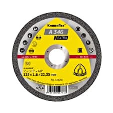 Klingspor A 346 EX vágókorong 115*1,6*22,23mm egyenes csiszolókorong és vágókorong