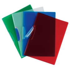  Klipmappa A/4 Q-Connect áttetsző zöld mappa