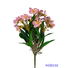  Klívia nyílt csokor 34 cm - Pink dekorációs kellék