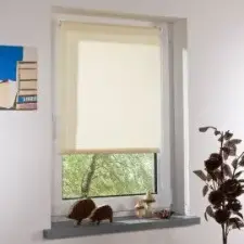  KLÖCKNER fényáteresztő vászon roló, FEHÉR (120*150 cm) lakástextília