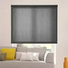  KLÖCKNER fényáteresztő vászon roló, SÖTÉTSZÜRKE (120*150 cm) lakástextília