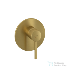 Kludi Bozz falsík alatti egykaros zuhanycsap, szálcsiszolt arany 38755N076 csaptelep