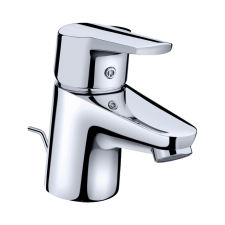 Kludi D-Vise mosdó csaptelep, egykaros, automata leeresztővel, króm csaptelep