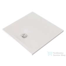 Kludi TERRA 80x80 cm-es RAKSOLID zuhanytálca szifon nélkül, matt fehér 08DW0953 kád, zuhanykabin