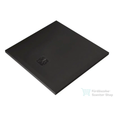 Kludi TERRA 80x80 cm-es RAKSOLID zuhanytálca szifon nélkül, matt fekete 08DW0939 kád, zuhanykabin