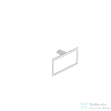 Kludi VELA C törölközőtartó gyűrű, matt fehér 3197853 fürdőszoba kiegészítő