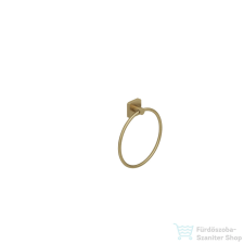 Kludi VELA S törölközőtartó gyűrű, szálcsiszolt arany 25978N0 fürdőszoba kiegészítő