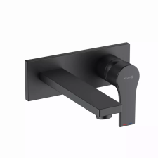 Kludi Zenta SL fali mosdó csaptelep, 205 mm, szelepet igényel, matt fekete, 482473965 csaptelep
