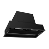 Kluge KOV6140BLG beépíthető fekete páraelszívó, 60cm, kihajtható fekete üvegpanel