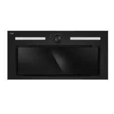 Kluge KOV6620BLG beépíthető fekete páraelszívó, forgógombos páraelszívó