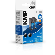 KMP Printtechnik AG KMP Patrone HP 51645D   Nr.45 black Doppelp. 1100 S. H7D refilled (0927,4021) nyomtatópatron & toner
