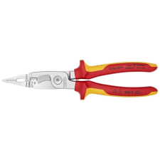 Knipex 13 86 200 SB Elektromos szerelőfogó krómozott VDE 200 mm fogó