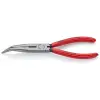 Knipex 26 21 200 SB Fél-kerek csőrű fogó vágóéllel (gólyacsőr fogó) feketére foszfátozott 200 mm